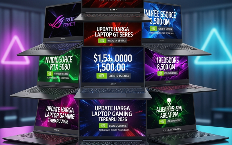 Update Harga Laptop Gaming Terbaru 2026 dari Berbagai Brand